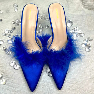 PrettyLittleThing feather sandals